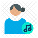 Utilisateur de musique  Icône