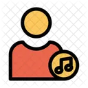 Utilisateur de musique  Icône