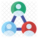 Utilisateurs Partages Partage Dinformations Interconnexion Utilisateur Icône