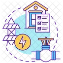 Utility Contract Business Icon