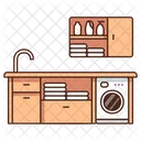 Laundry Utility Washer Icon