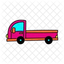 Vibrant Pick Up Car Illustration Pickup Truck Utility Vehicle Icon