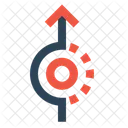 Uturm Straight Direction Icon