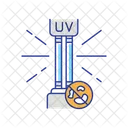 UV Licht Desinfektion UV Licht Ultraviolett Symbol