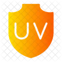 Uv Protection Shield Security Icon