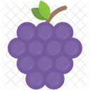 Uvas Racimo Frutas Icono