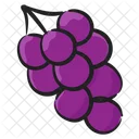 Uvas Frutas Nutritivas Icon