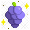 Uvas Uva Vino Icono