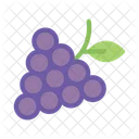 Uvas Vino Cerveceria Icono