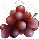 Uvas rojas  Icono