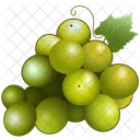 Uvas verdes  Icono