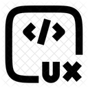 Code Ux Icône