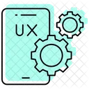 Ux Design Color Shadow Thinline Icon Icône