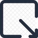 Ux Flow Out Diagonal Icon