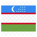 Uzbekistan Country National Icon