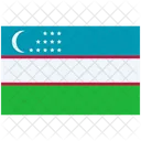 Uzbekistan Flag Uzbekistan National Icon