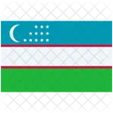 Uzbekistan Flag Uzbekistan National Icon