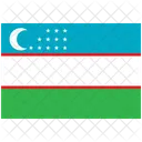 Bandeira Pais Uzbequistao Ícone