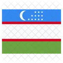 Uzbequistao Pais Nacional Ícone