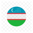 Uzbequistao Bandeira Do Pais Bandeira Ícone