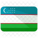 Uzbequistao Bandeira Pais Ícone