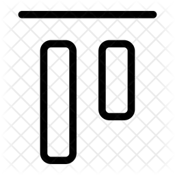 V Align Top  Icon