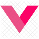 V Design Letter Icon