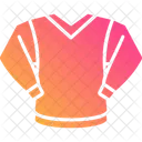 V Ausschnitt Sweater Symbol