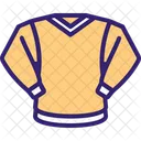 V-Ausschnitt-Sweater  Symbol