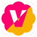 V Alphabet Letter Icon