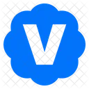 V Alphabet Letter Icon