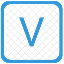 Key V Upper Icon