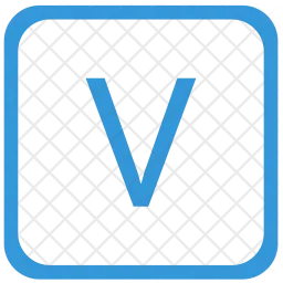 V letter  Icon