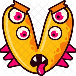 V Monster Letter  Icon