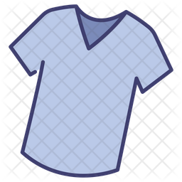 Download Free V Neck T Shirt Icon Of Colored Outline Style Available In Svg Png Eps Ai Icon Fonts