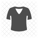 V - neck T Shirt  Icon