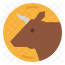 Vaca Carne Animal Icono