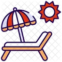 Vacaciones Dias Festivos Verano Icono