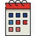 Calendario Fecha Nota Icon