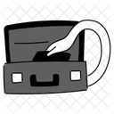 Black Monochrome Packing For Vacation Illustration Vacation Packing Preparing For A Trip Symbol