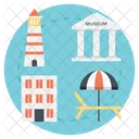 Traveling Equipment Vacation Icon