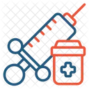 Vaccin Injection Seringue Icône