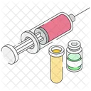 Vaccination Syringe Injection Icon