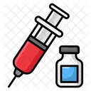 Plastic Syringe Medical Syringe Injection Icon