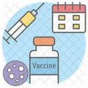 Hormone Therapy Hormone Injection Vaccination Icon