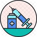 Vaccination Injection Medicine Icon