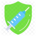 Vaccination Shield Injection Icon