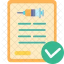 Vaccination Certificate Icon