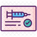 Vaccination Certificate Certificate Vaccinated Icon