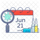 Appointment Date Vaccination Date Meeting Icon